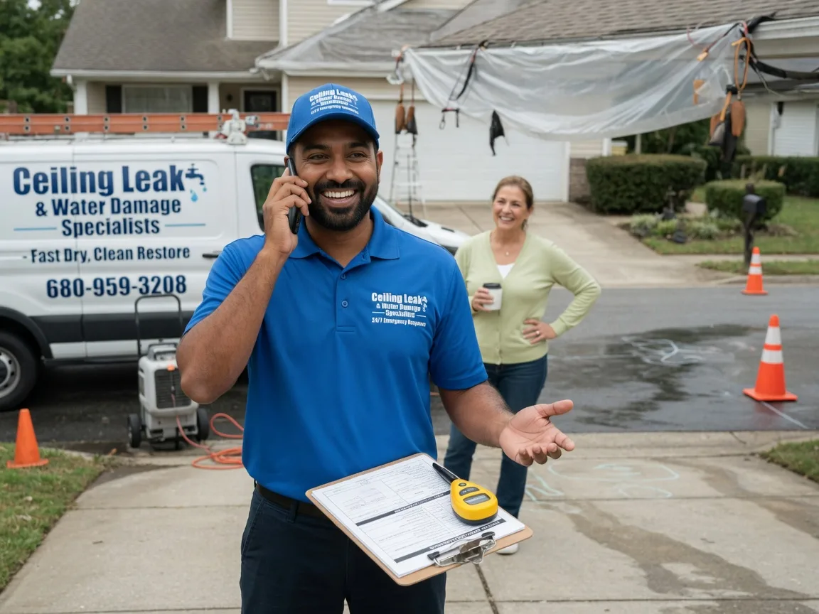 Ceiling Leak Cleanup Churchville, MD FAQs